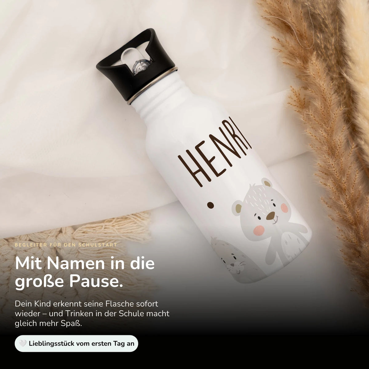 Trinkflasche Kinder Edelstahl - Baby Koala