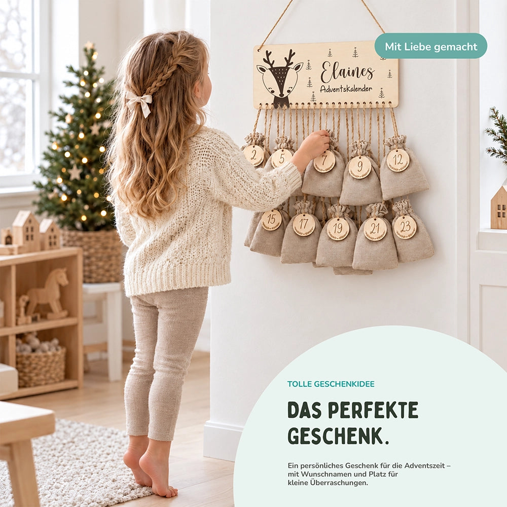 Adventskalender Kinder - Elch