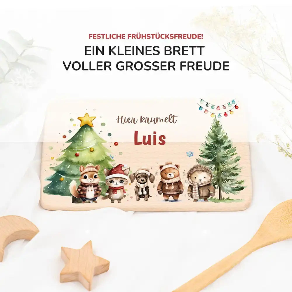 Frühstücksbrettchen Weihnachten - Weihnachtsbaum