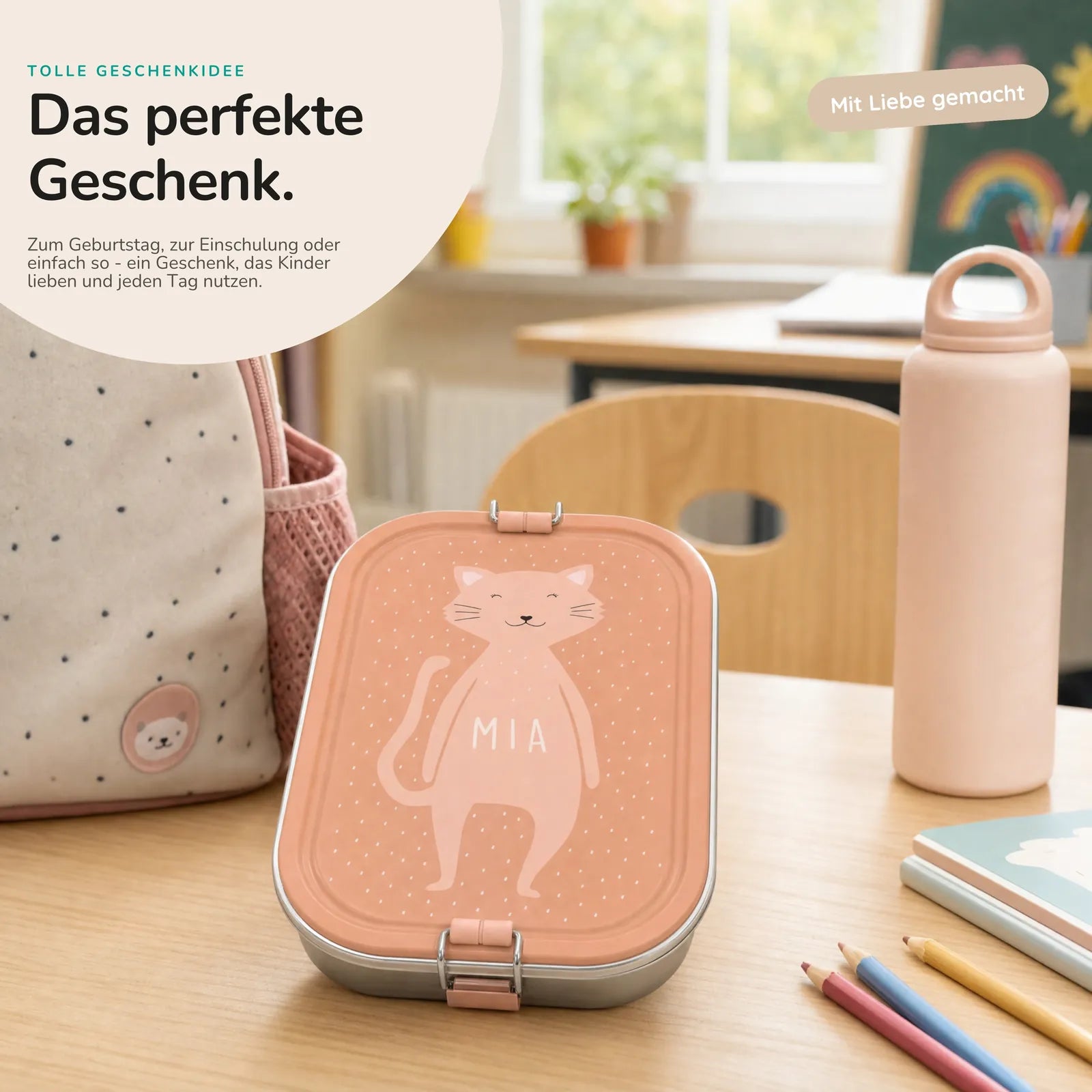 Trixie Brotdose Kinder Katze, ideal für den Kindergarten