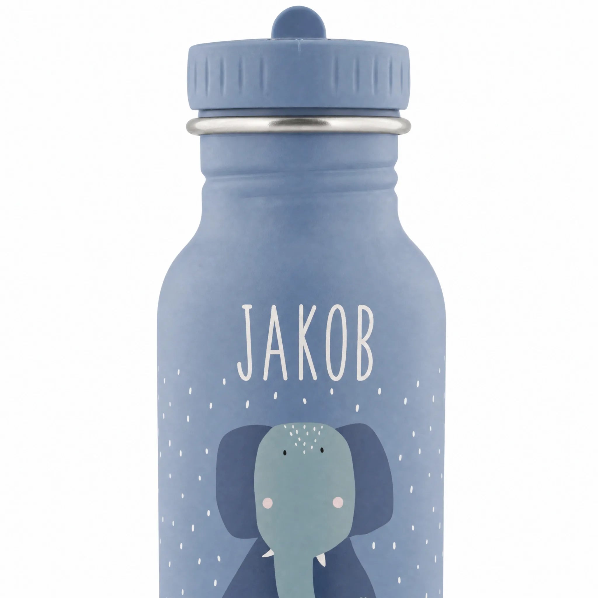 Trixie Trinkflasche Kinder Elefant, für Kita und Schule, mit Wunschname