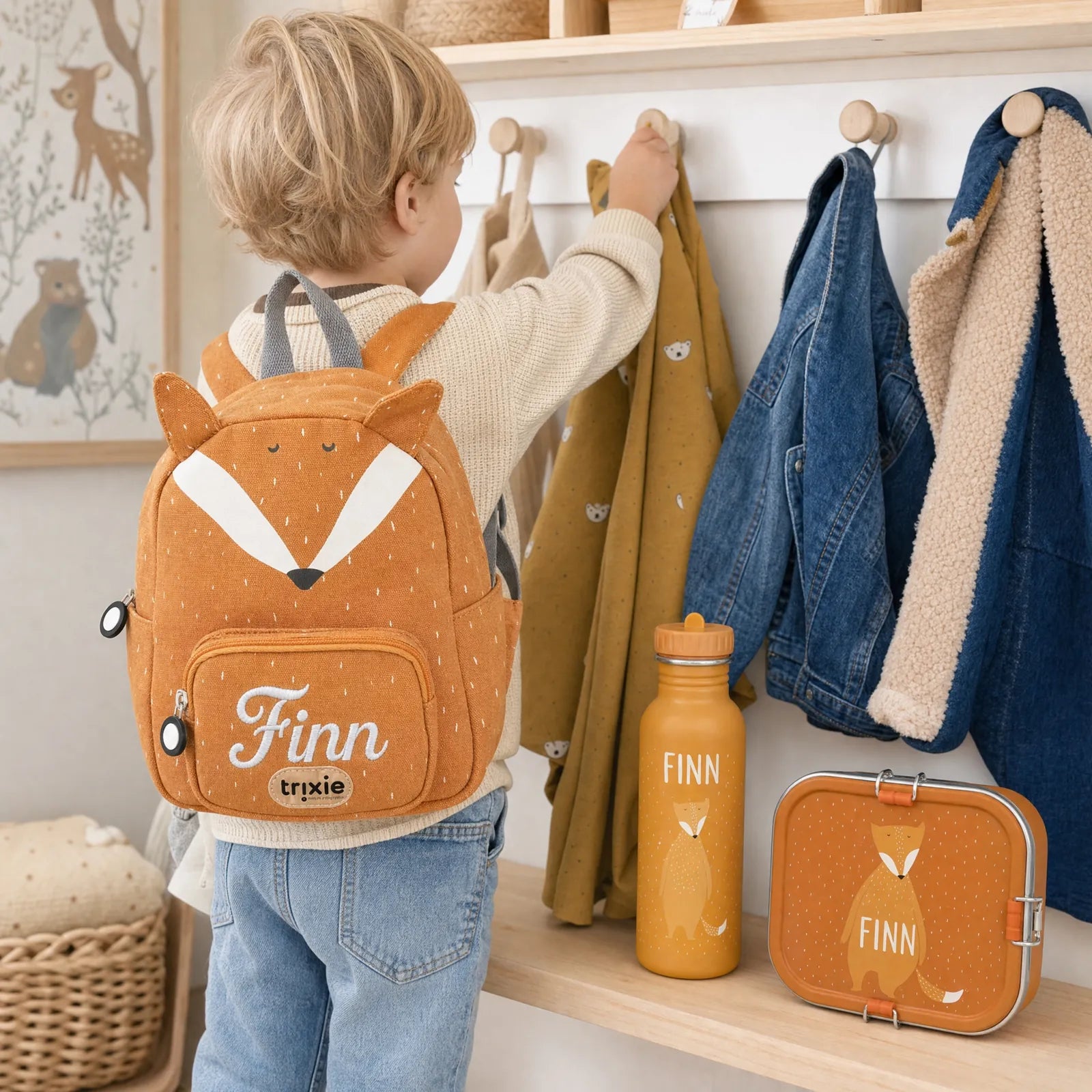 Trixie Kindergarten Set Fuchs, mit Wunschnamen für die Kita