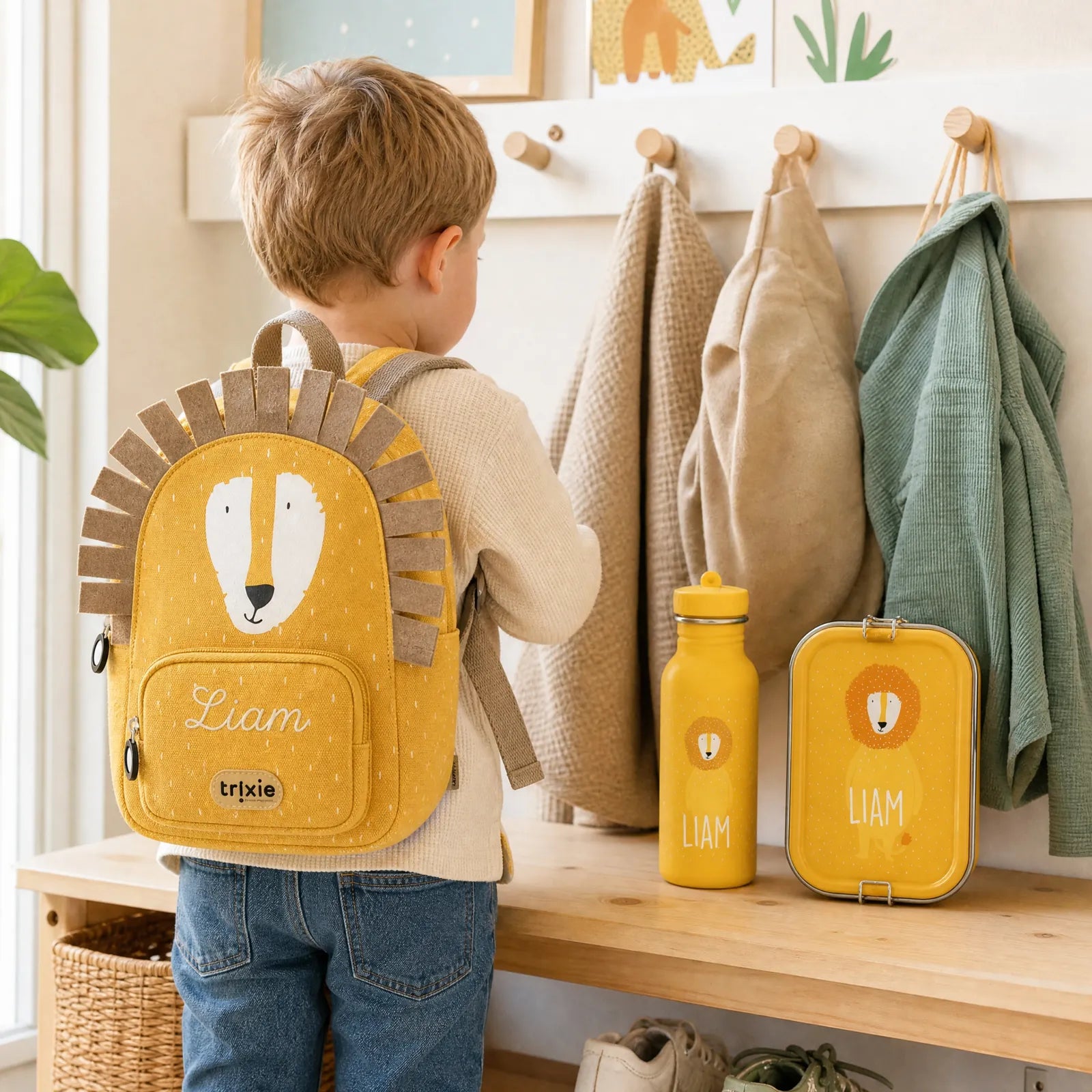 Trixie Kindergarten Set Löwe, mit Wunschnamen für die Kita