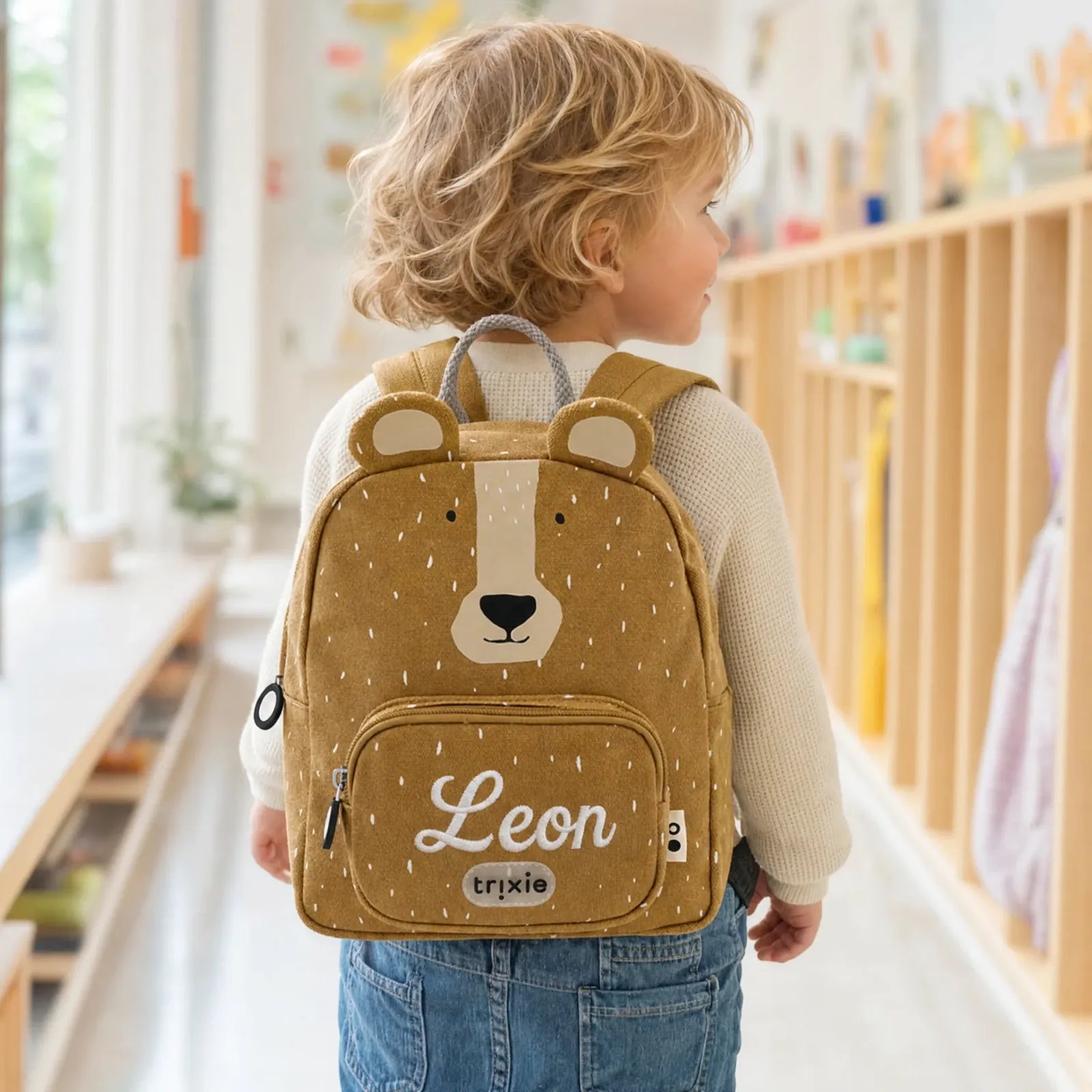 Trixie Kindergartenrucksack Bär, Klein 5,25 L, ab 2 Jahren