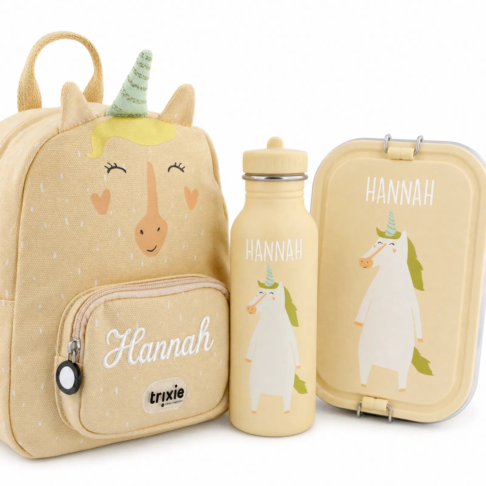 Trixie Kindergarten Set Einhorn, personalisiertes Set im Tiermotiv