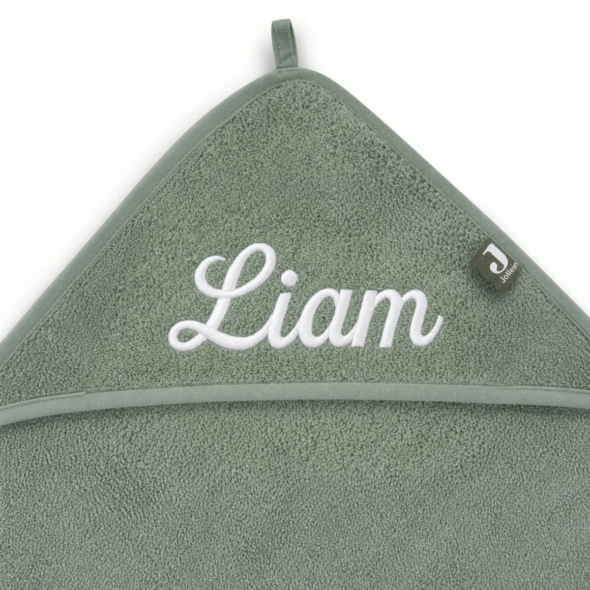 Kapuzenhandtuch Baby personalisiert – Mintgrün