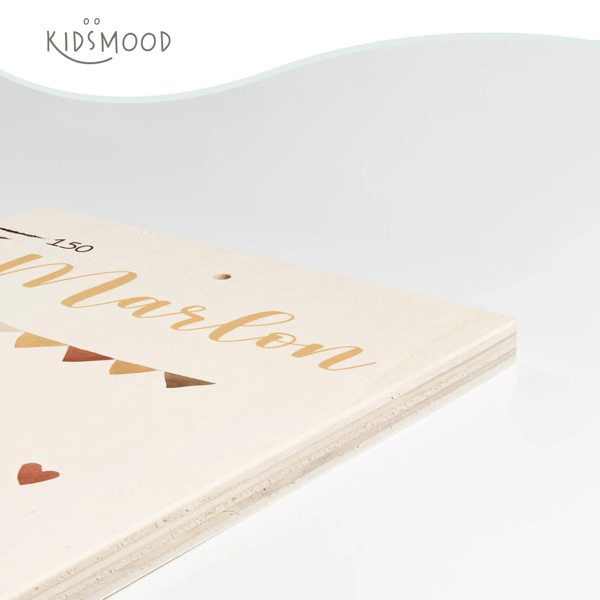 Messlatte Kinder Holz - Löwe Boho