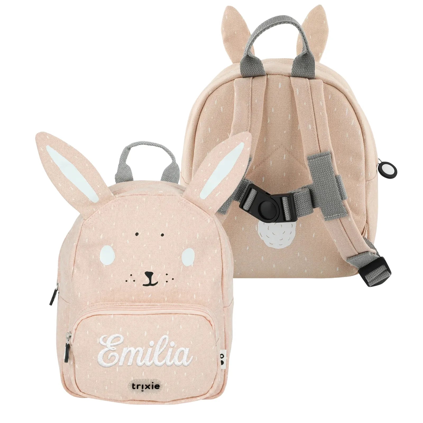 Trixie Kindergartenrucksack Hase, personalisiert mit Namen aufgestickt