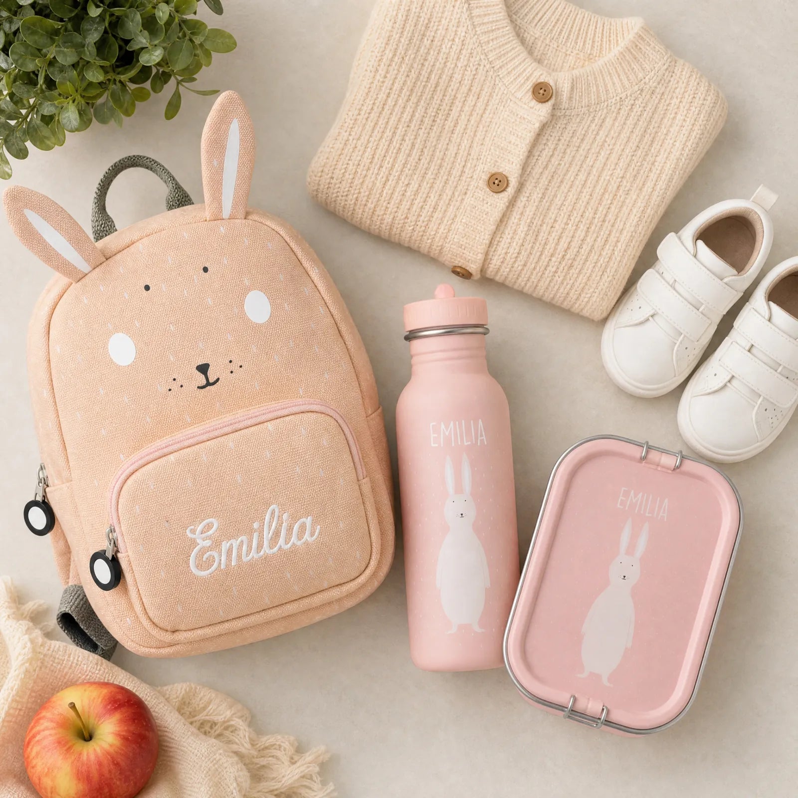 Trixie Kindergarten Set Hase, Set mit Namen, auch für Jungen