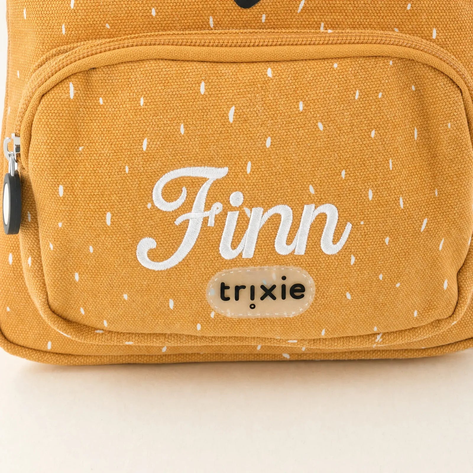Trixie Kindergartenrucksack Fuchs, Brustschnalle und Namensschild innen