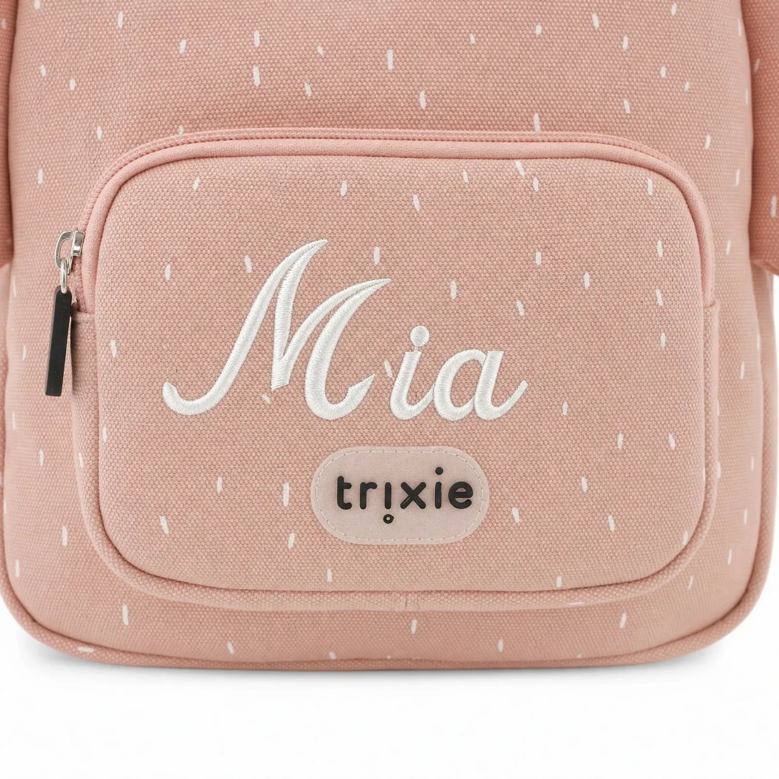 Trixie Kindergartenrucksack Schmetterling, Brustschnalle und Namensschild innen