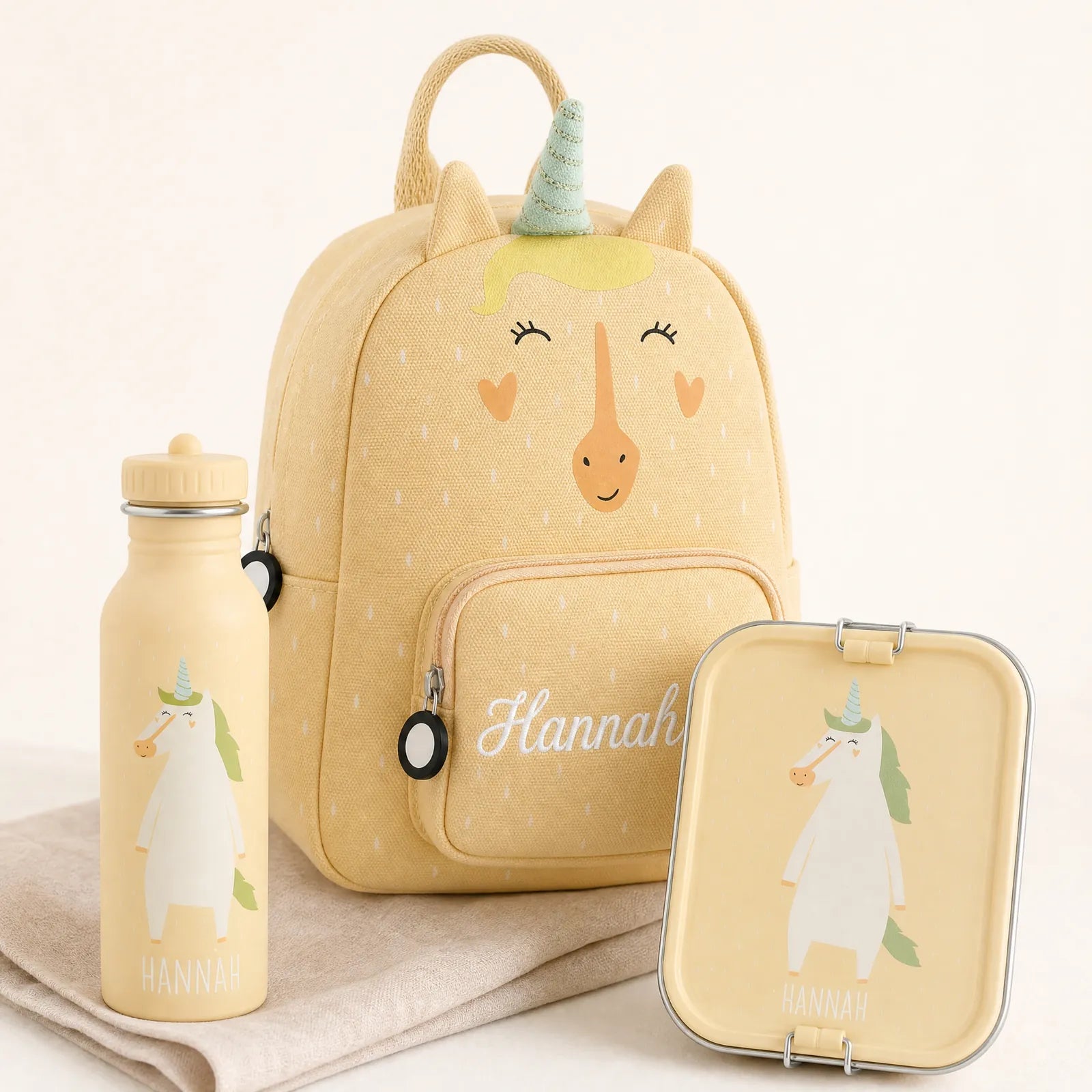 Trixie Kindergarten Set Einhorn, Set mit Namen, auch für Mädchen