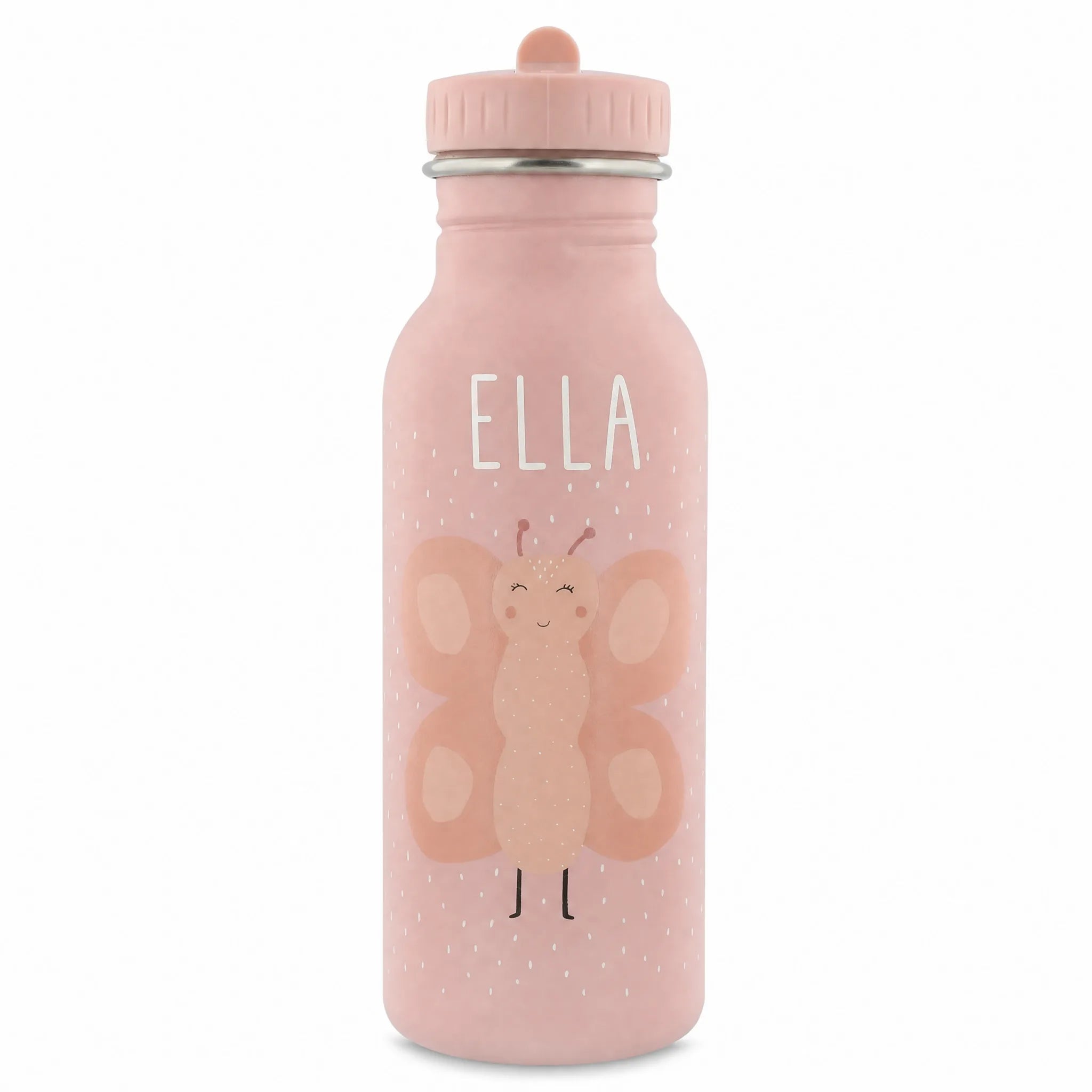 Trixie Trinkflasche Kinder Schmetterling, Tiermotiv-Detail mit Wunschname