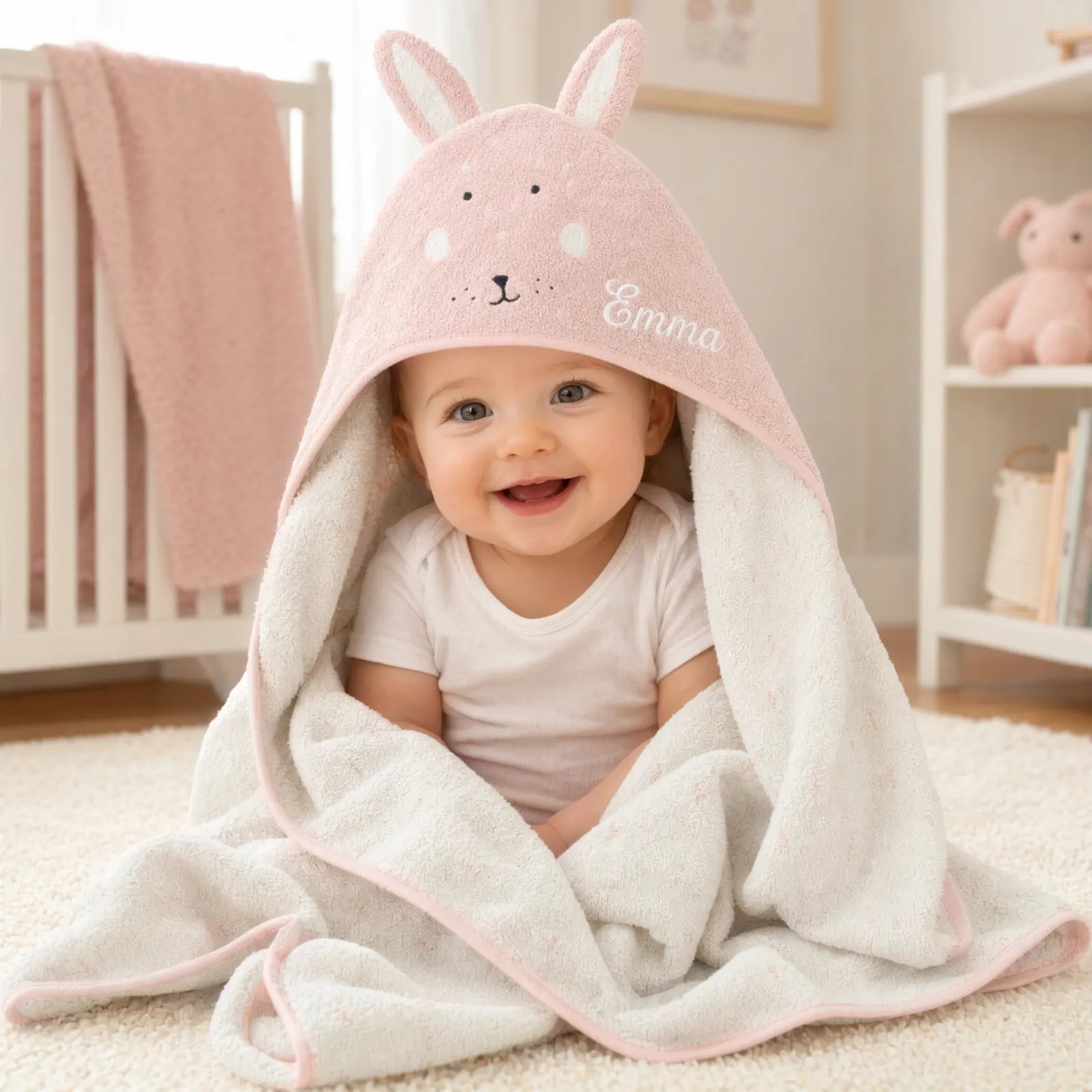 Trixie Kapuzenhandtuch Baby Hase, in zwei Größen erhältlich