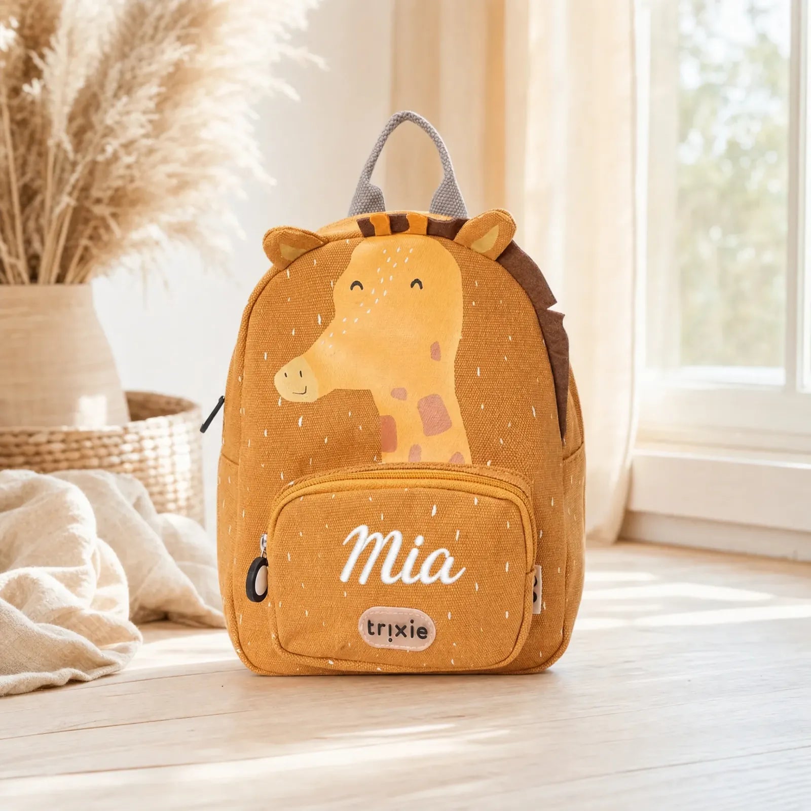 Trixie Kindergartenrucksack Giraffe, Groß 7,5 L, ab 3 Jahren