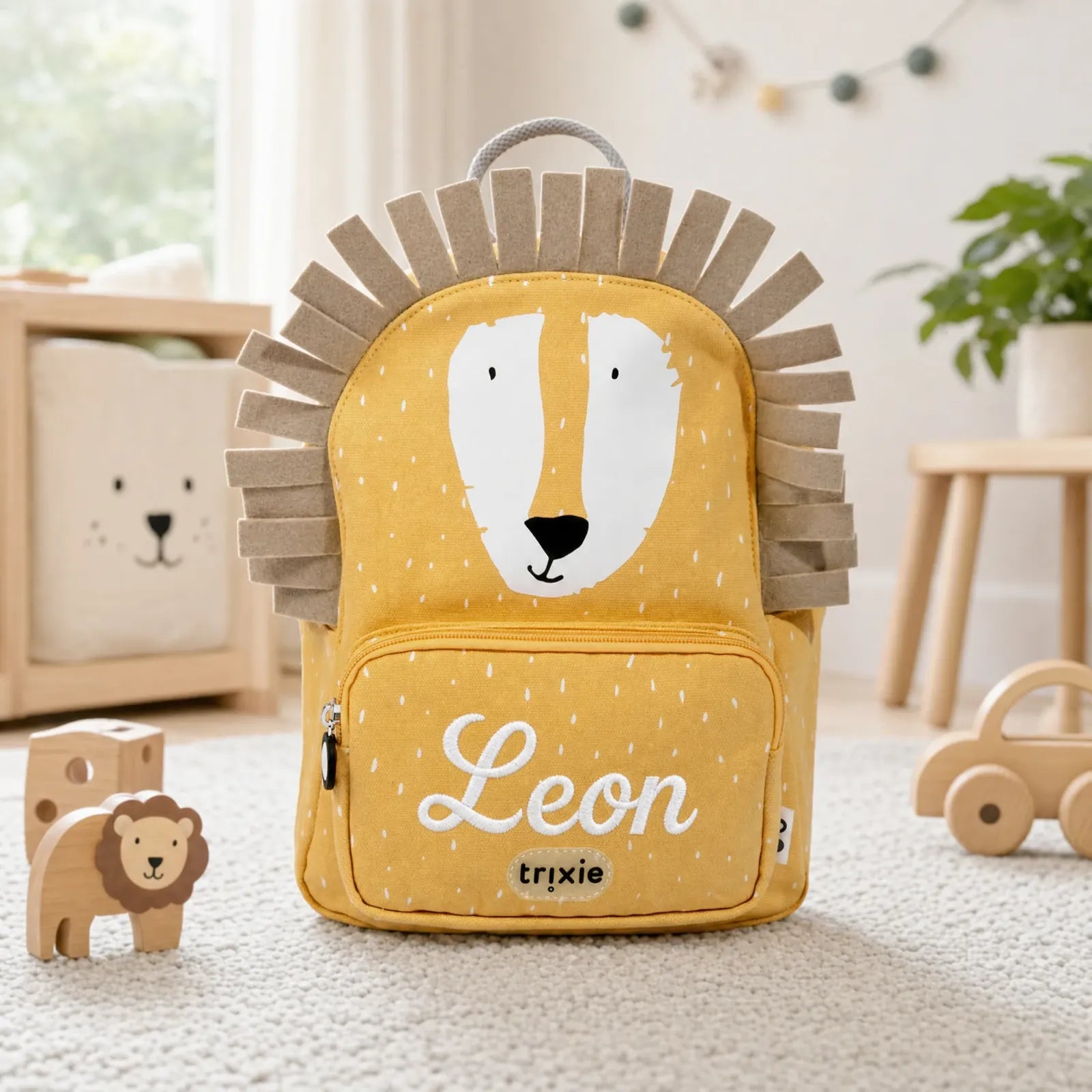 Trixie Kindergartenrucksack Löwe, Groß 7,5 L, ab 3 Jahren