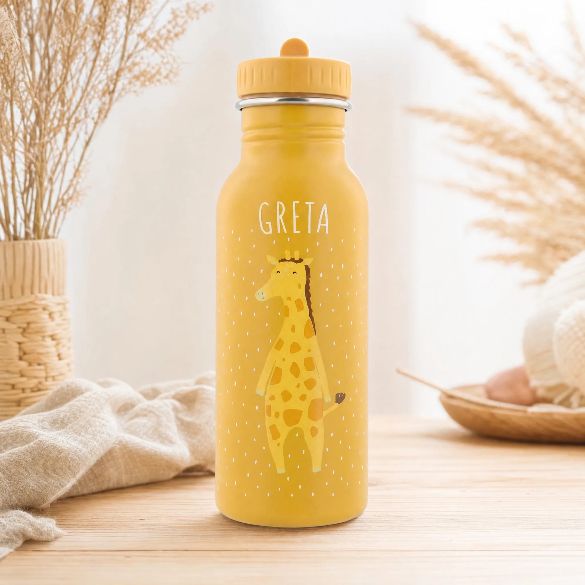 Trixie Trinkflasche Kinder Giraffe, auslaufsicher in 350 und 500 ml
