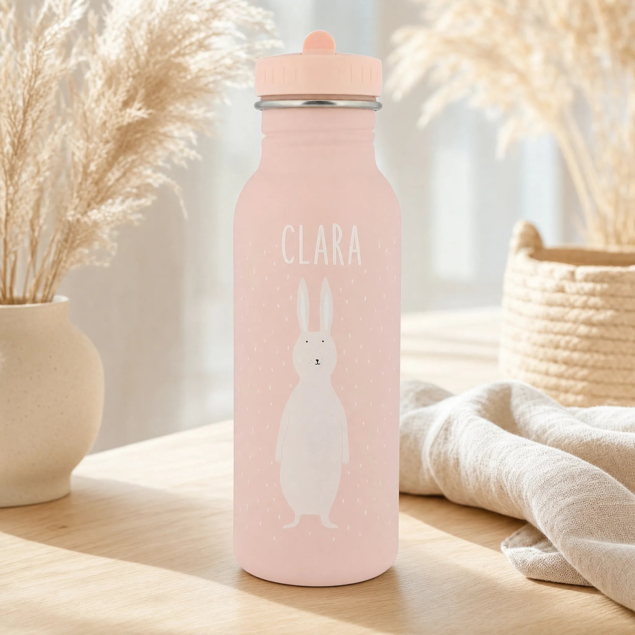 Trixie Trinkflasche Kinder Hase, auslaufsicher in 350 und 500 ml