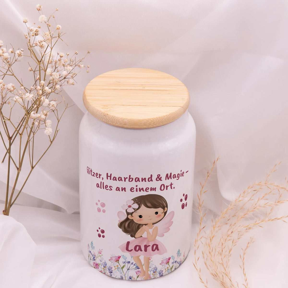 Personalisierbare Keksdose mit Name - Zauberfee