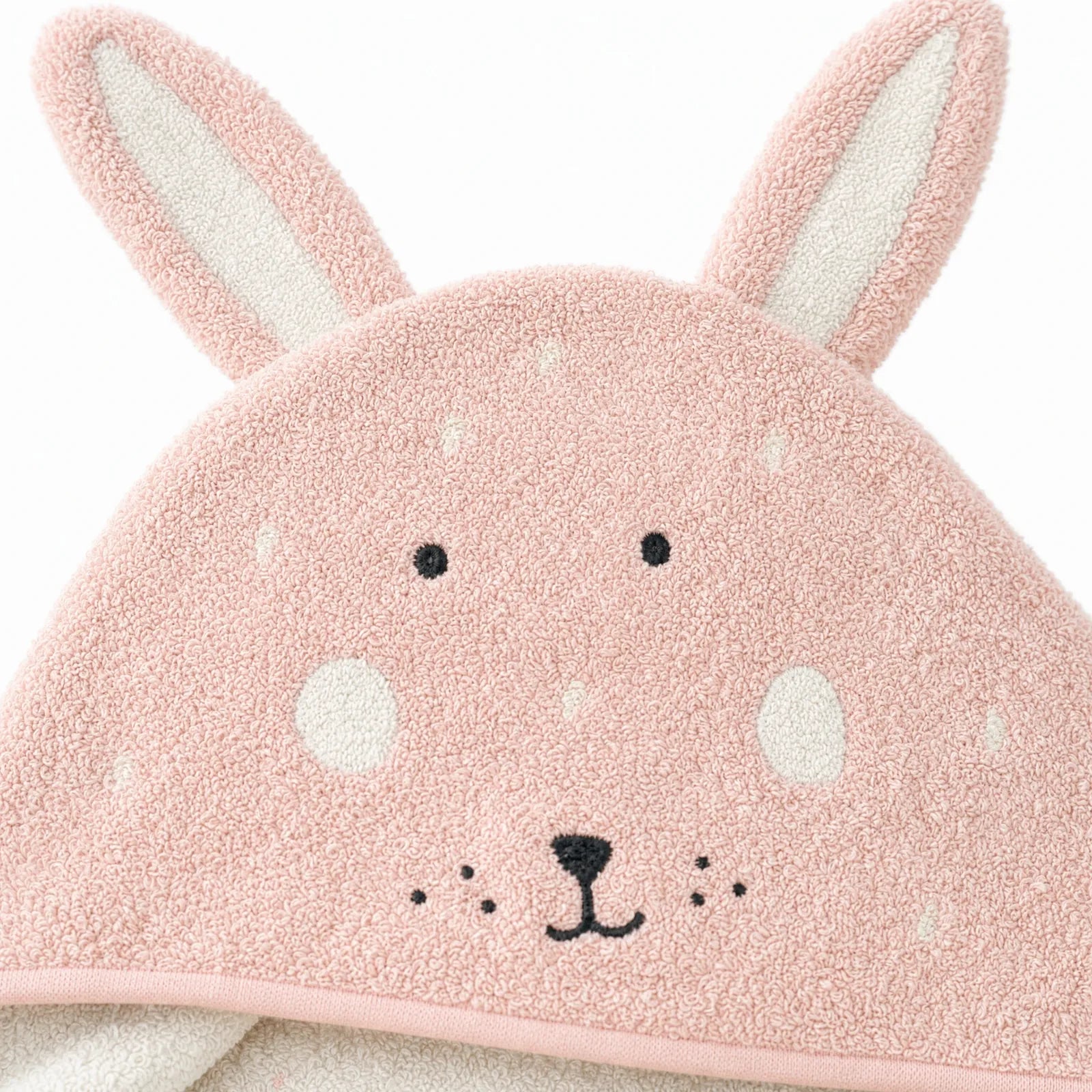 Trixie Kapuzenhandtuch Baby Hase, Geschenkidee zur Taufe mit Wunschname