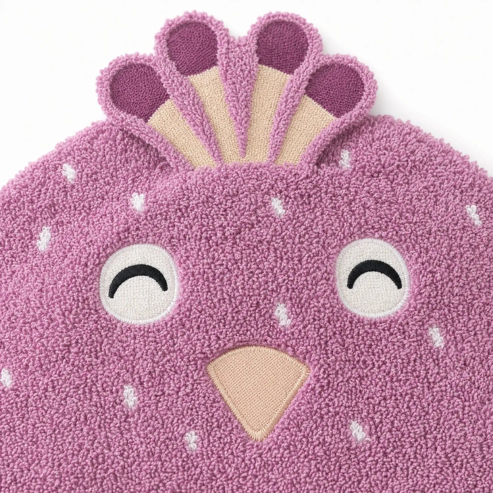 Trixie Kapuzenhandtuch Baby Pfau, Geschenkidee zur Taufe mit Wunschname