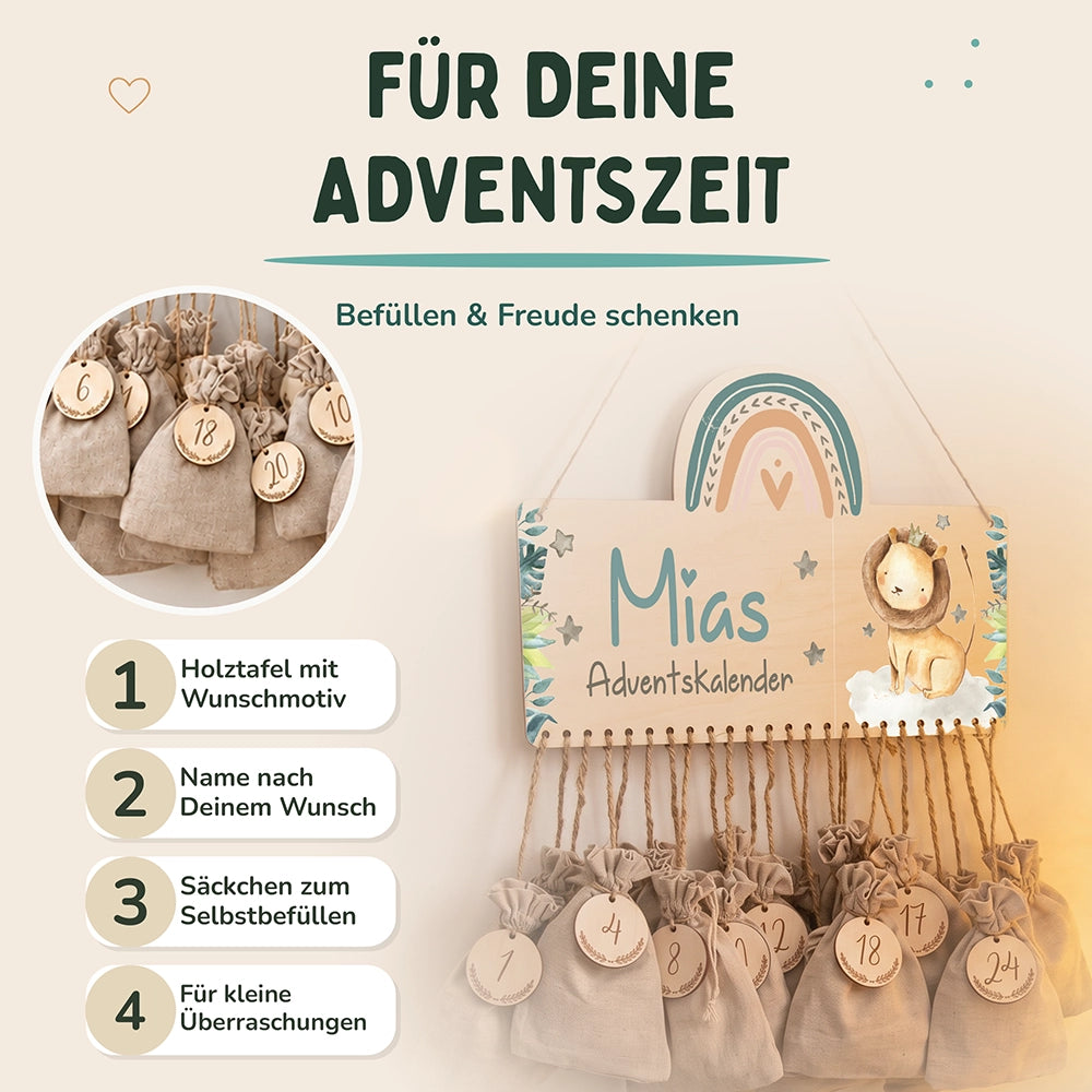 Adventskalender Kinder - Löwe