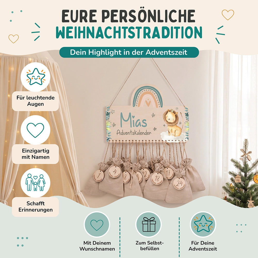 Adventskalender Kinder - Löwe