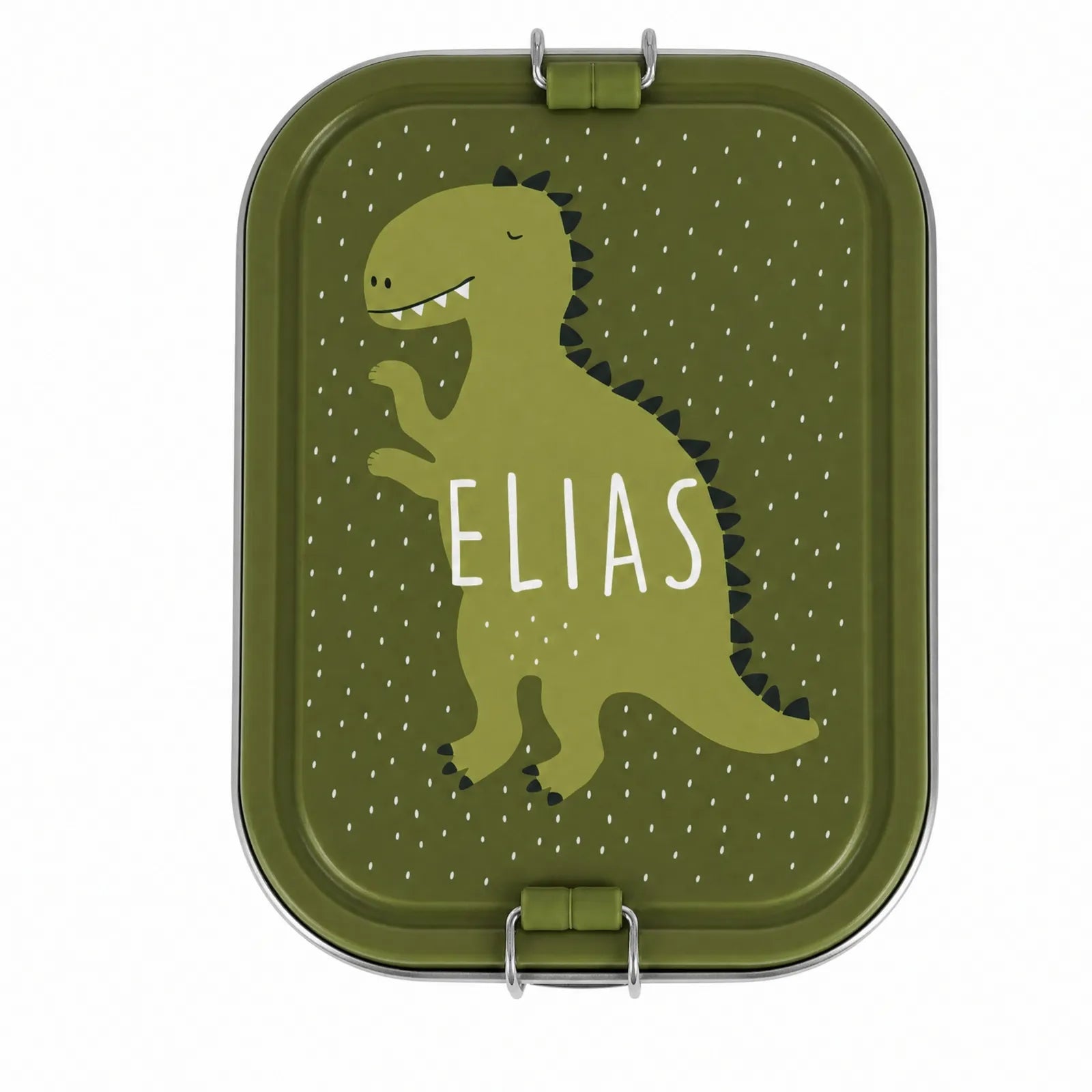 Trixie Brotdose Kinder Dino, Snackbox aus Edelstahl