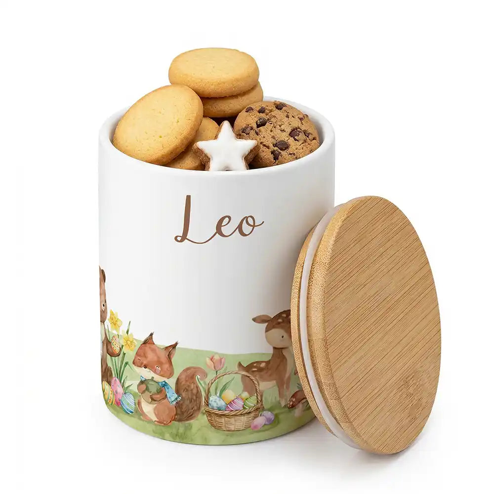 Keksdose, Zahnbürstenhalter, Stiftehalter - Ostern Frühlingswiese 2-in-1