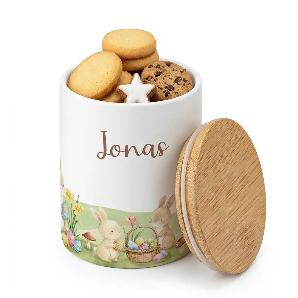 Keksdose, Zahnbürstenhalter, Stiftehalter - Ostern Hasen 2-in-1