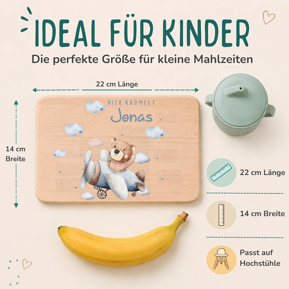 Frühstücksbrettchen Flugzeug