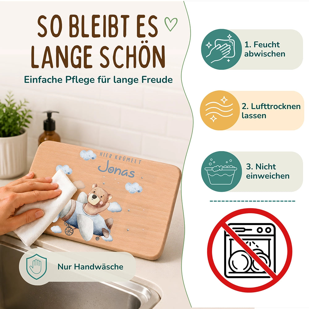 Frühstücksbrettchen Flugzeug