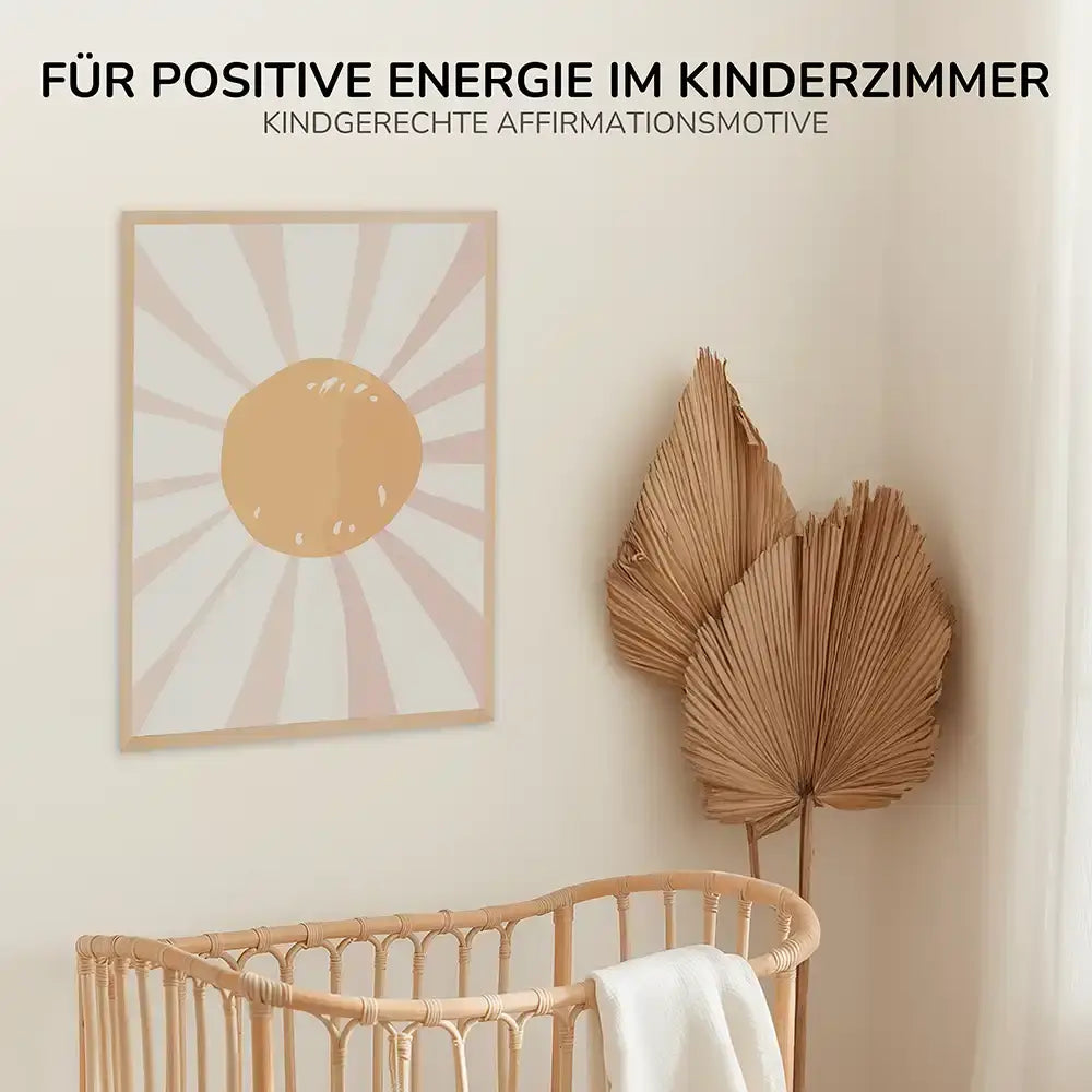 Poster 3er-Set - Sonne, Ballerina & Dream Big fĂŒrs Kinderzimmer