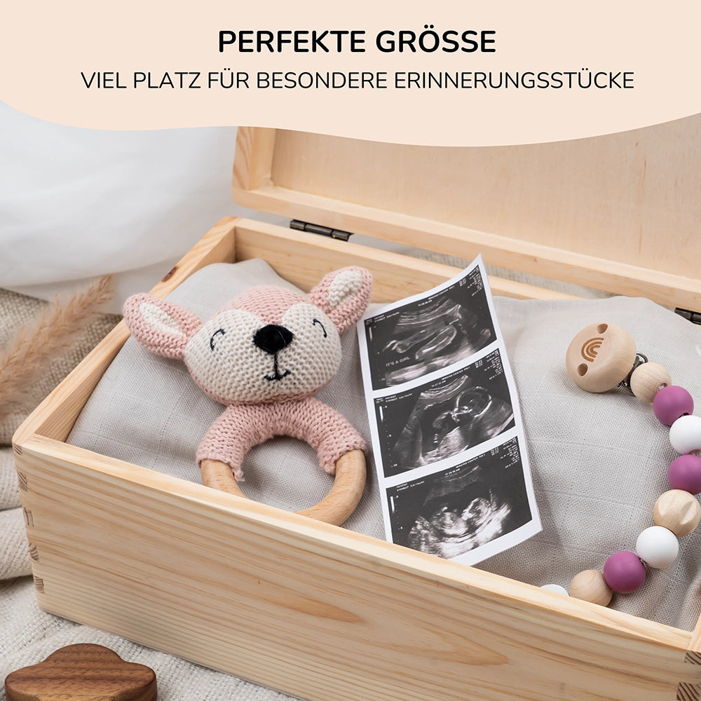Erinnerungsbox Baby - Boho Bär