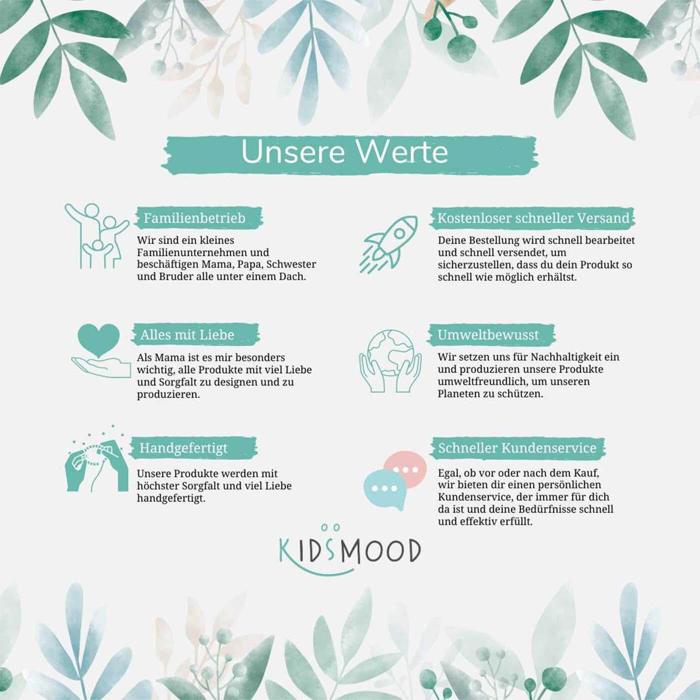 Personalisiertes Frühstücksbrettchen Einhorn Boho - kidsmuod.com