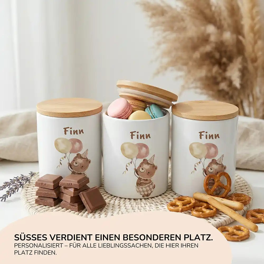 Personalisierte Keksdose BĂ€r Geburtstag - Ansicht 15