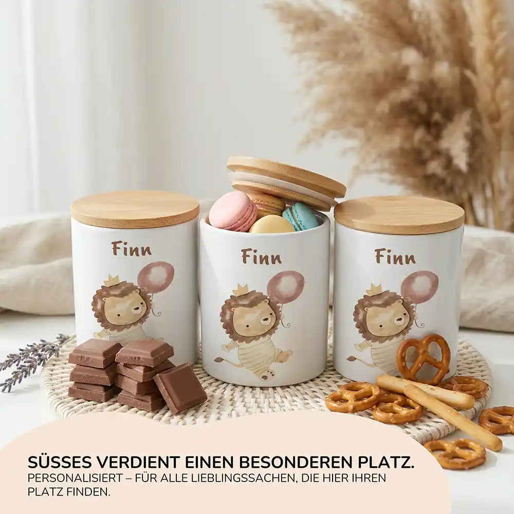 Personalisierte Keksdose Löwe Geburtstag - Ansicht 15