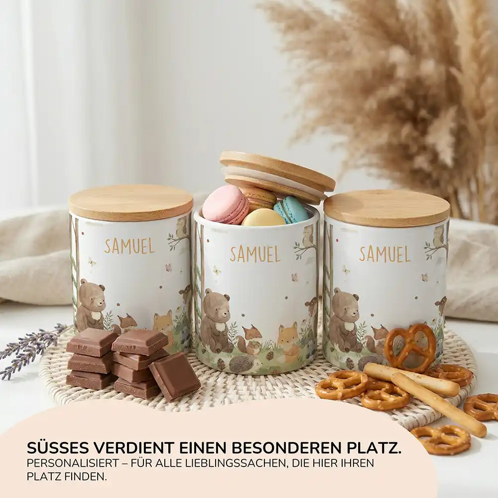 Personalisierte Keksdose Waldfreunde I - Ansicht 15