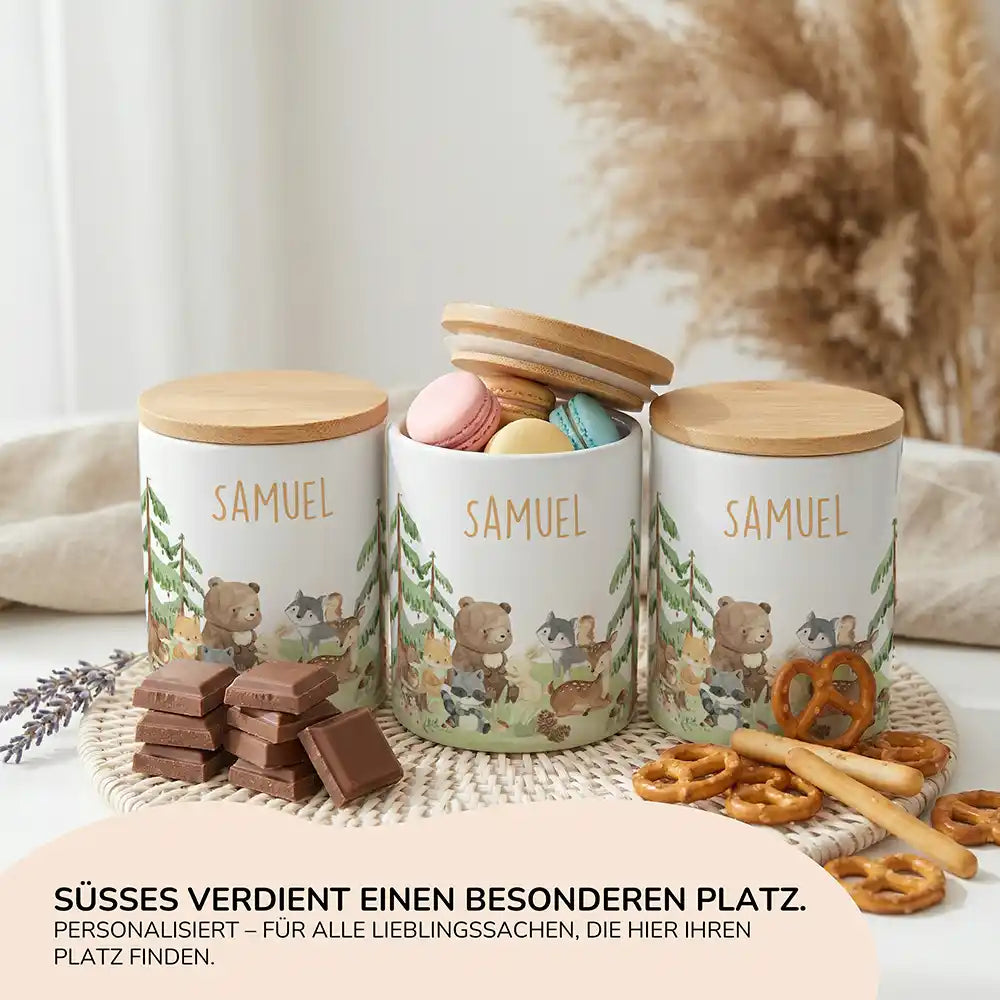 Personalisierte Keksdose Waldfreunde II - Ansicht 15