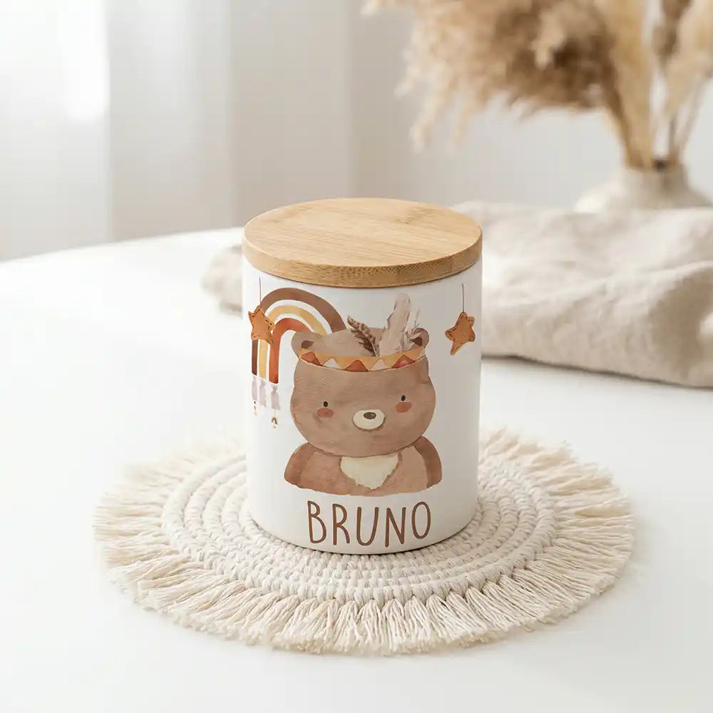 Personalisierte Keksdose Boho-BĂ€r - Produktgruppe & Variationen