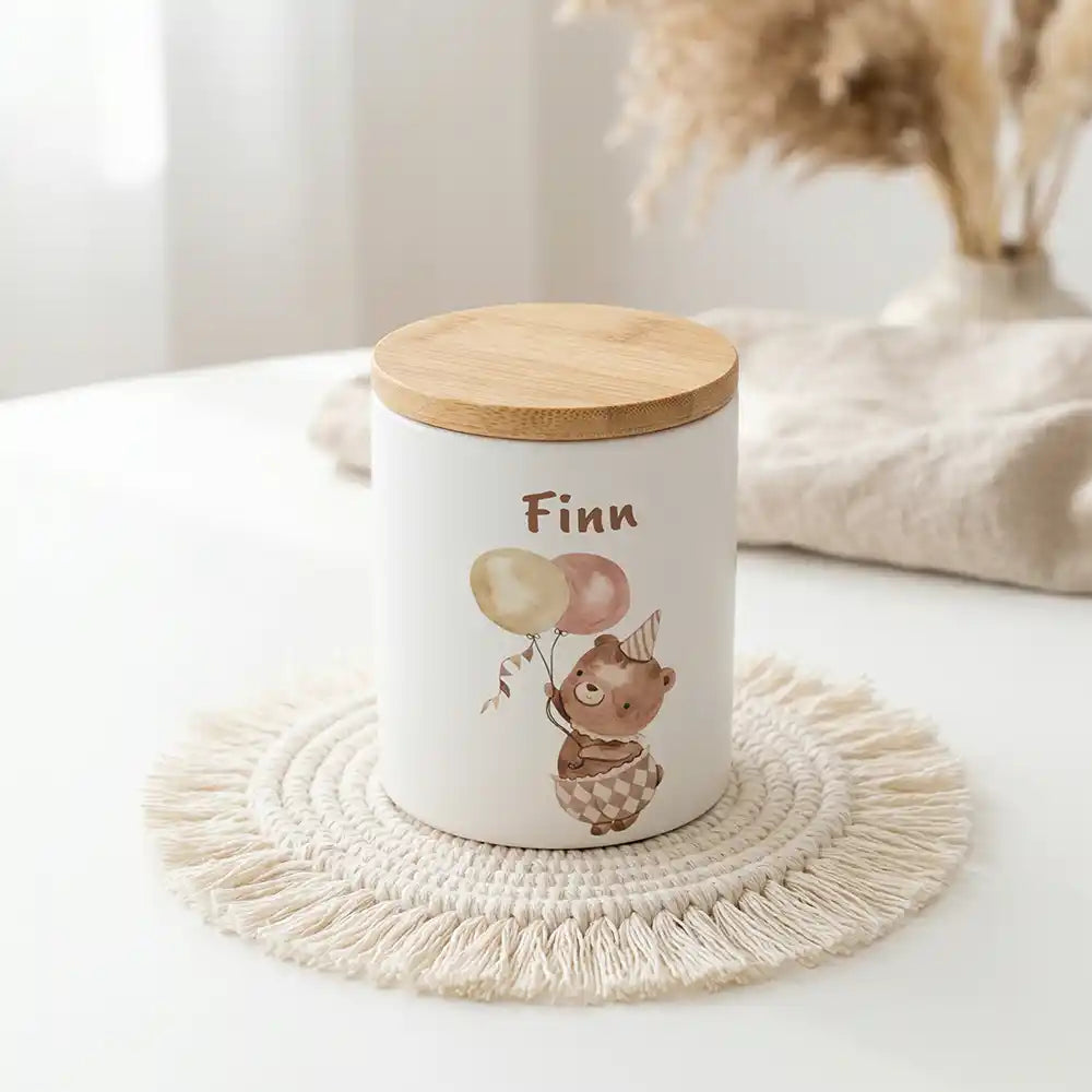 Personalisierte Keksdose BĂ€r Geburtstag - Produktgruppe & Variationen