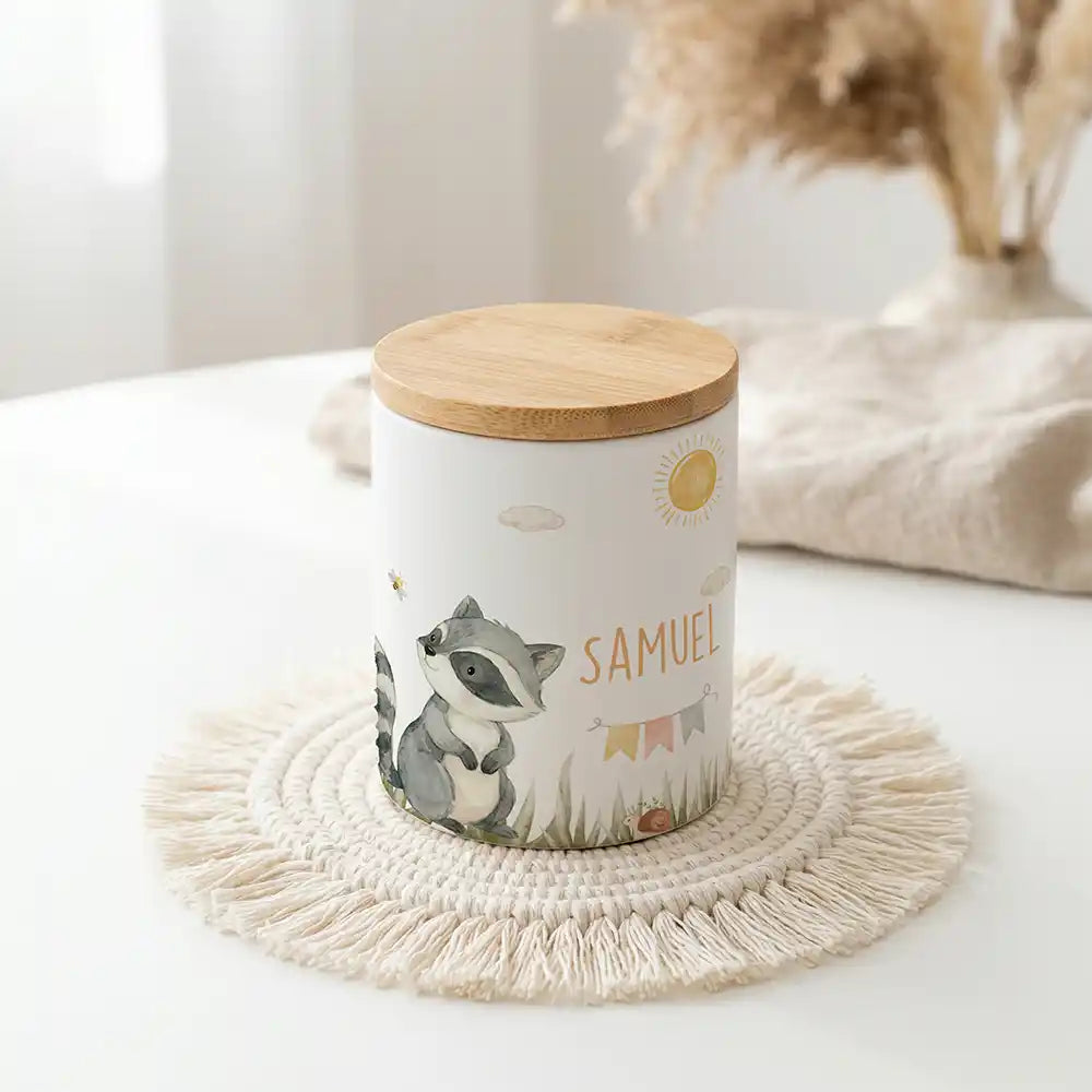 Personalisierte Keksdose WaschbÀr Sommer - Produktgruppe & Variationen