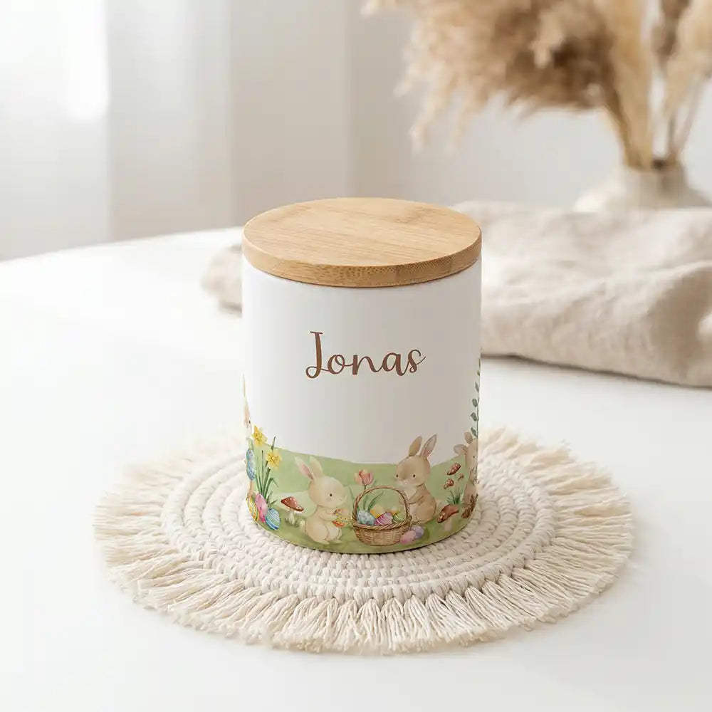 Personalisierte Keksdose Ostern Hasen - Produktgruppe & Variationen