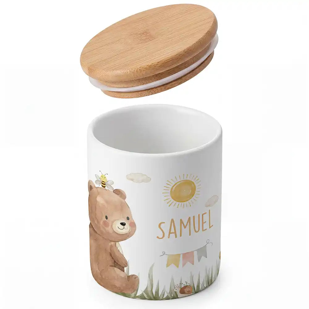 Personalisierte Keksdose Bär Sommer - Detailansicht Motiv