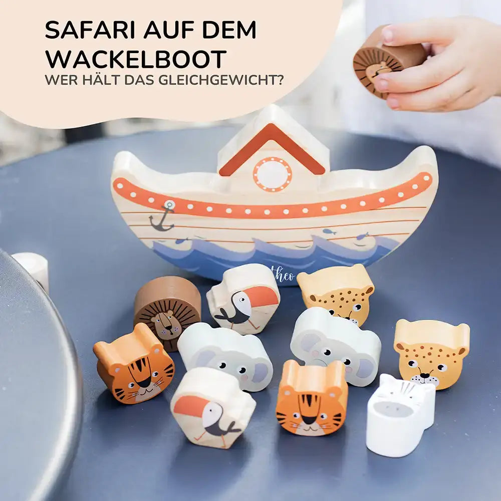 Jollein Arche Noah Balancespiel personalisiert mit Namen