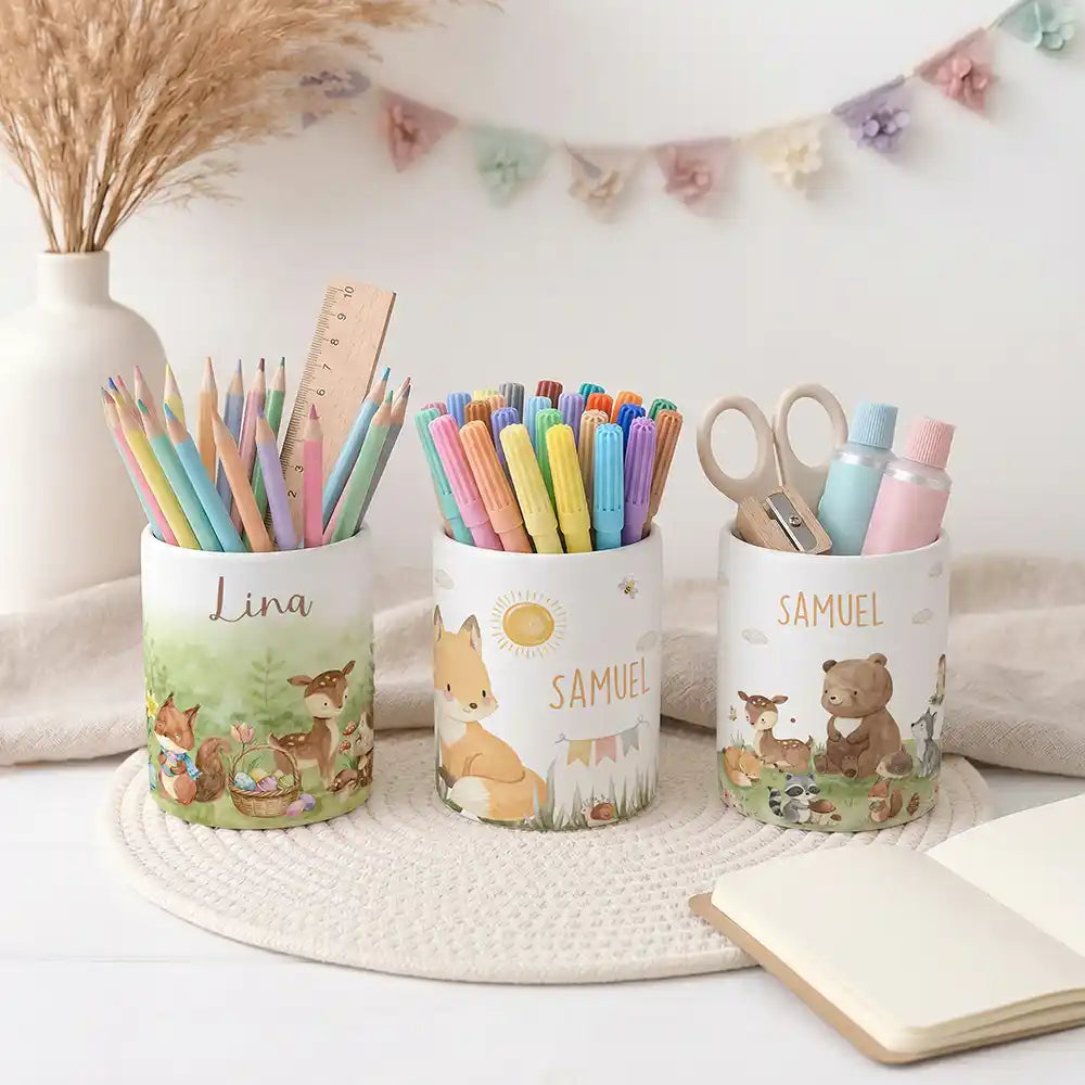 Stiftehalter Fuchs Sommer - Schreibtisch-Organizer Keramik