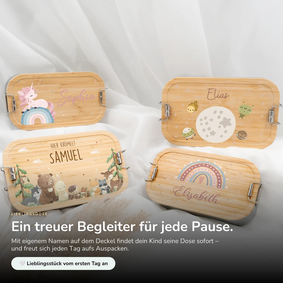 Brotdose personalisiert Weltall