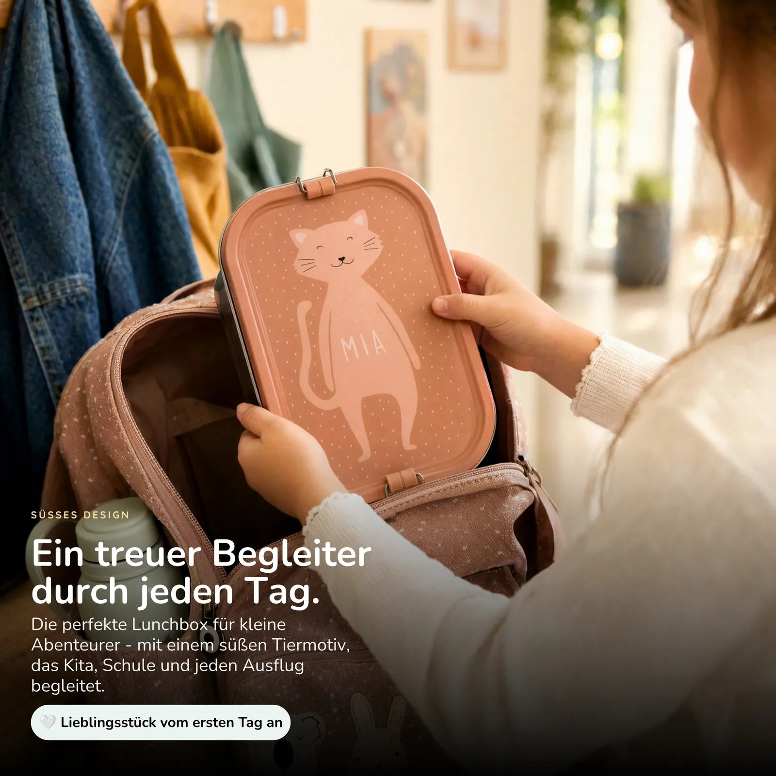 Trixie Brotdose Kinder Katze, mit eingraviertem Wunschnamen