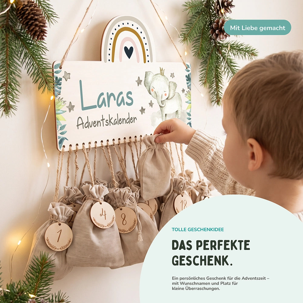 Adventskalender Kinder -  Elefant