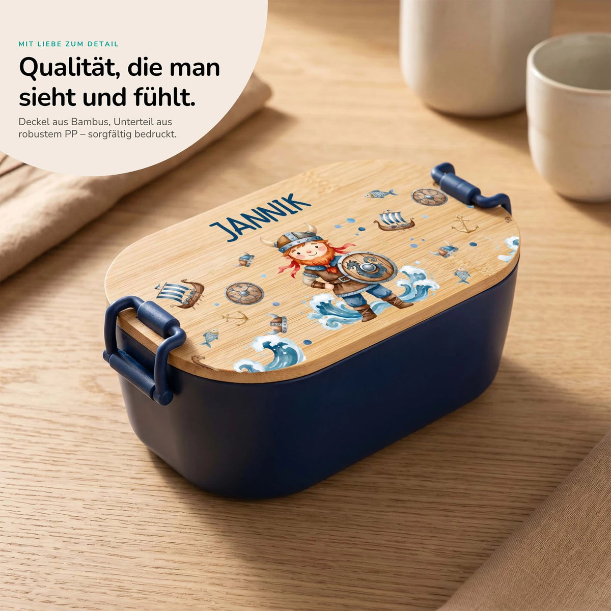 Brotdose Kinder personalisiert, Wikinger